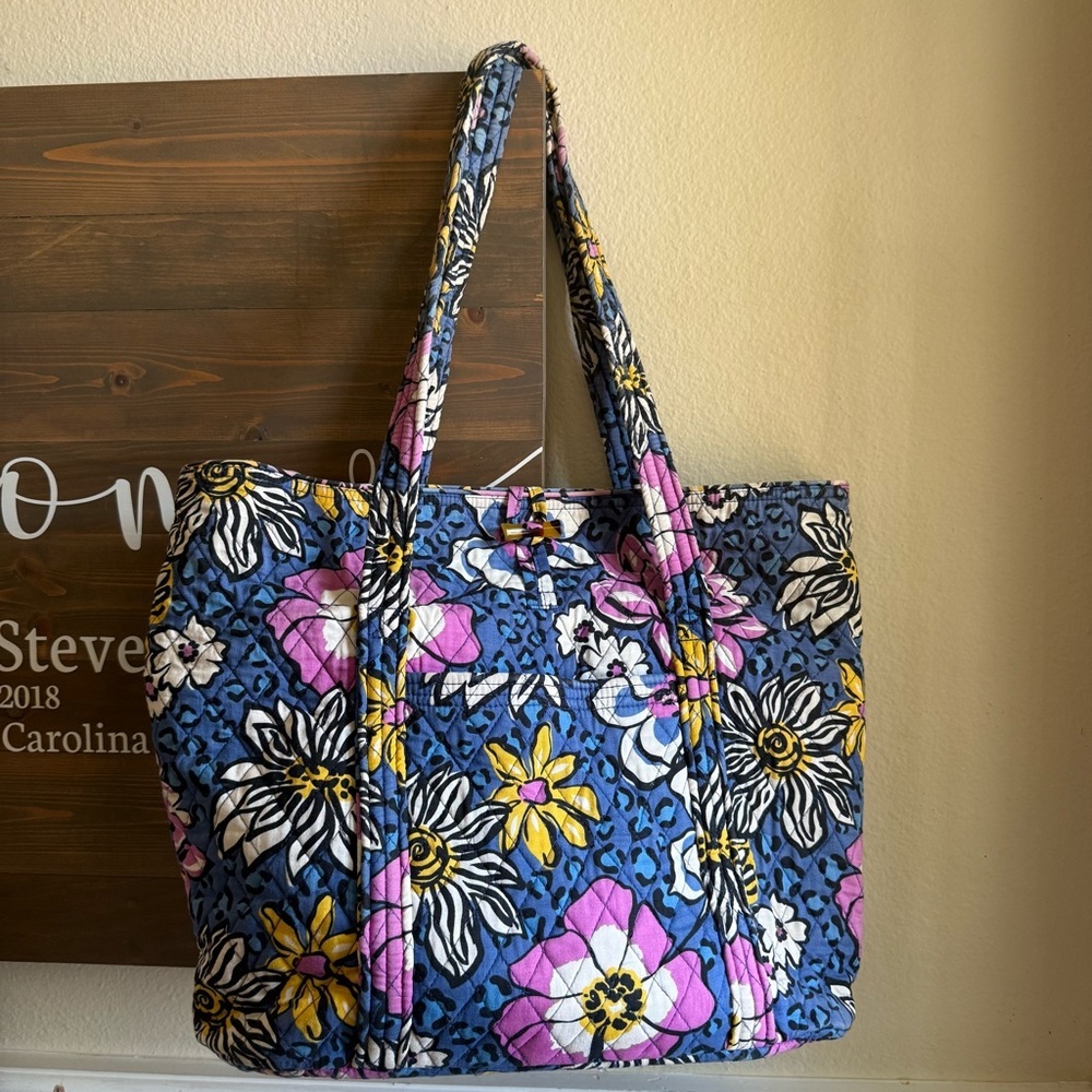 Vera Bradley Blue Floral Tote